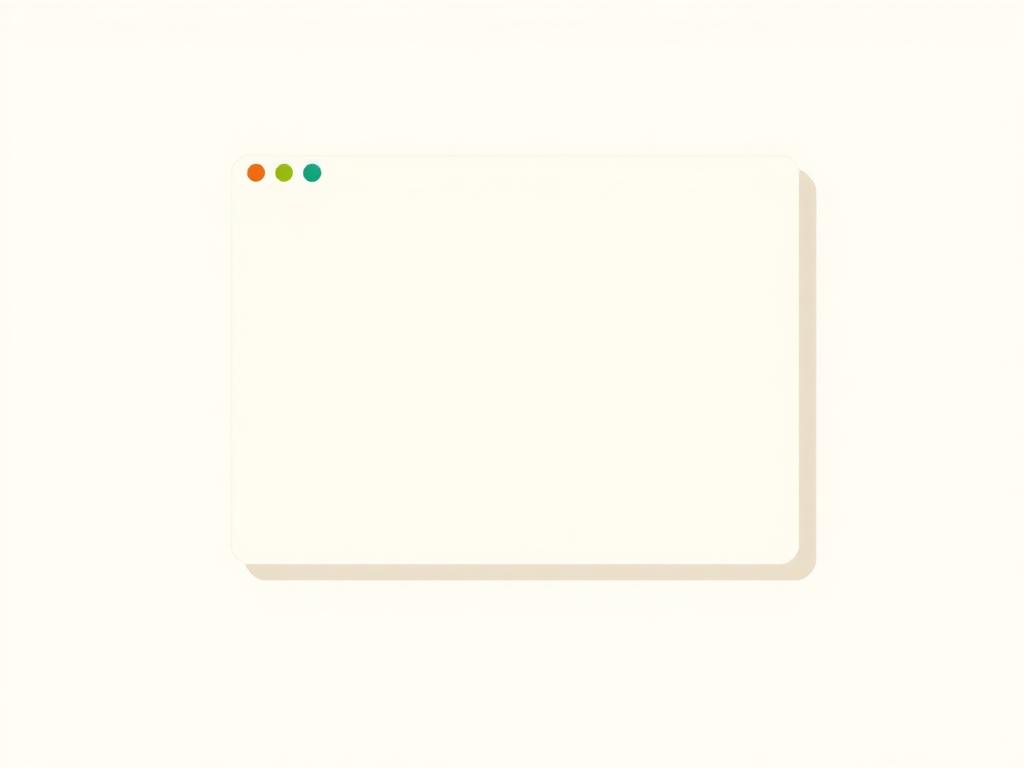 Illustration of a terminal window with colored code